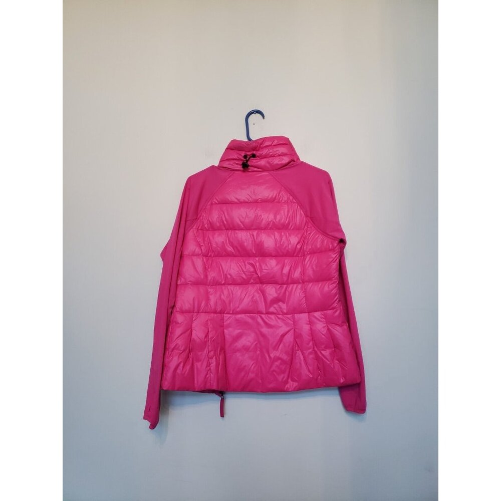 Calvin Klein Womens M Performance Puffer Jacket Hot Pink Full Zip Activewear - Picture 2 of 6